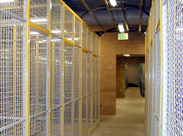 Security wire mesh cages
