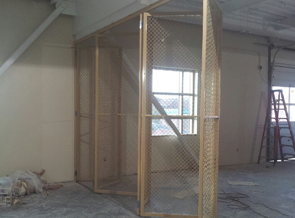 wire storage cages in california
