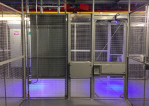 Wire mesh security cage 2